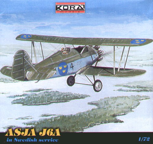 ASJA J6B Jaktfalk II Swedish Fighter - Swedish wheel equiped version  7291