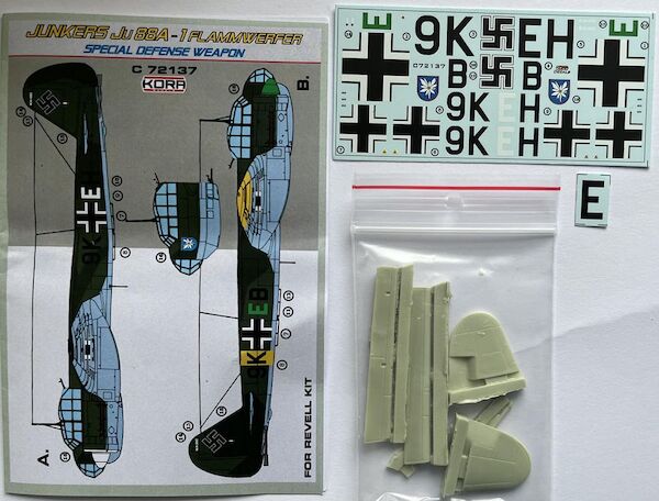 Junkers Ju88A-1 Flammwerfer defense weapon C72137
