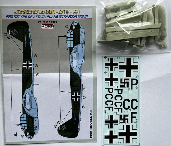 Junkers Ju-88A-13(V-10)-Attack plane with 4xWB81 C72138