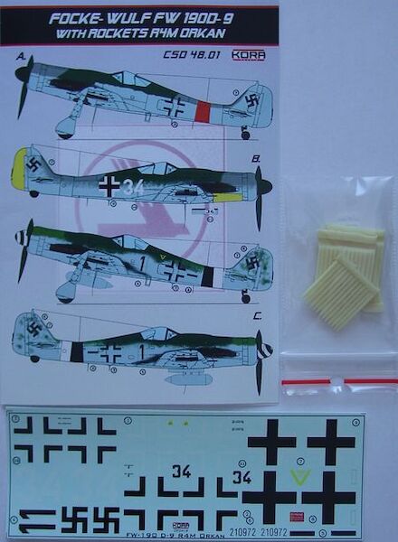 Focke Wulf FW190D-9 with R4M Orkan Rockets CSD4801
