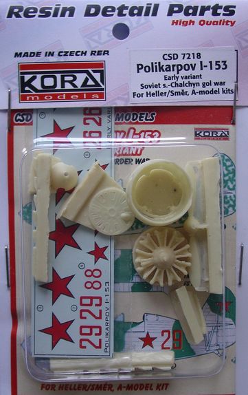 Polikarpov I-153 early Variant Chalchyn-Gol war (Heller/Smer, A- Model) CSD7218