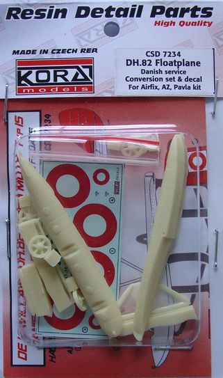 De Havilland DH82 Tiger Moth floatplane (Danish service) for Airfix, AZ, Pavla CSD7234