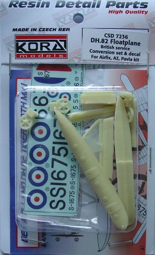 De Havilland DH82 Tiger Moth floatplane (British service) for Airfix, AZ, Pavla CSD7236