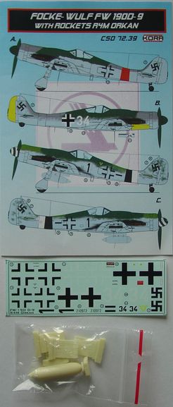 Focke Wulf FW190D-9 with R4M Orkan Rockets  CSD7239