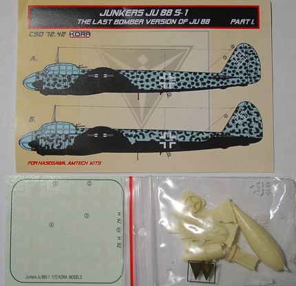 Junkers Ju88S-1 part 1 (Hasegaw0  CSD7242