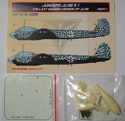 Junkers Ju88S-1 part 1 (Hasegaw0 CSD7242