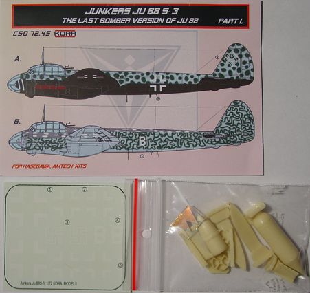 Junkers Ju88S-3 Part 1 (Hasegawa) CSD7245