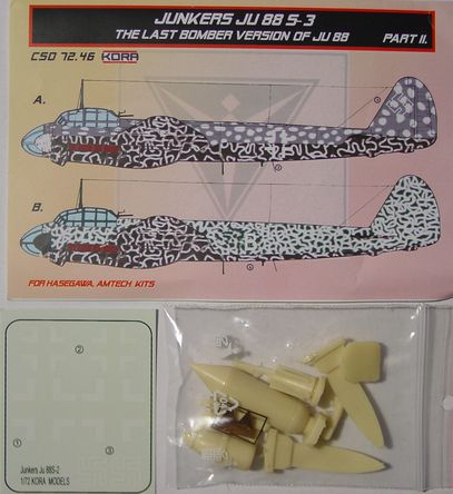 Junkers Ju88S-3 Part 2 (Hasegawa)  CSD7246