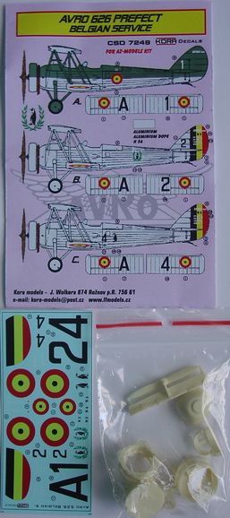 Avro 626 Prefect Belgian service (AZ Model) CSD7249