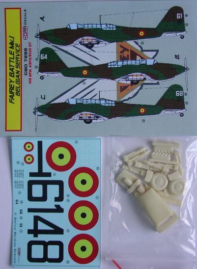 Fairey Battle Belgian service (MPM, Airfix/Bilek) CSD7255