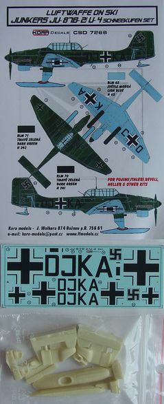 Luftwaffe on Ski: Junkers Ju87B-2/U-2 Schneekufen set  CSD7266