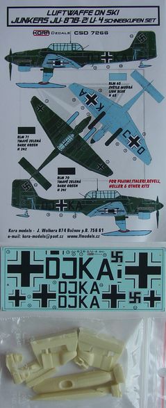 Luftwaffe on Ski: Junkers Ju87B-2/U-2 Schneekufen set CSD7266