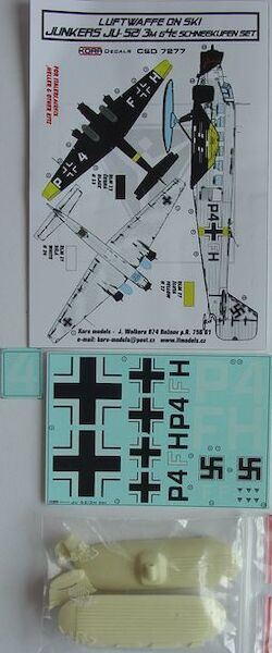 Luftwaffe on Ski: Junkers Ju52/3m G4e Schneekufen set  CSD7277