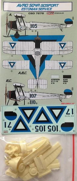 Avro 504R Gosport in Estonian Service (Airfix) CSD7278