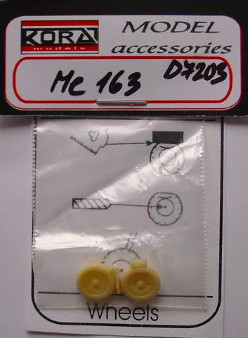 Wheels for Messerschmitt ME163B/C Komet d7203