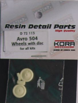 Avro 504 Wheels with disc  d72113