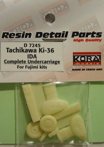 Tachikawa Ki36 "Ida" complete undercarriage with Spats (Fujimi)  d7245