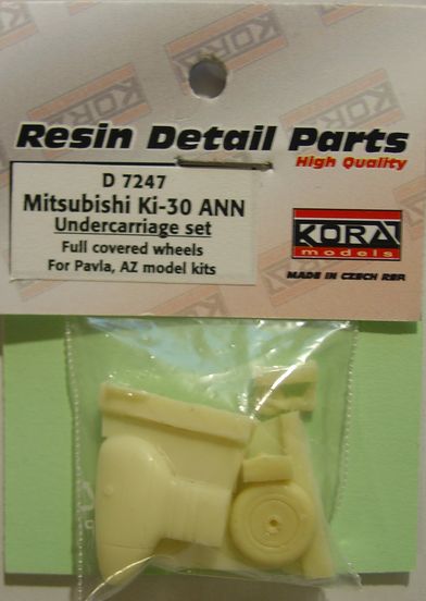 Mitsubishi Ki30 "Ann" Correct Undercarriage completely covered (AZ Models)  d7247
