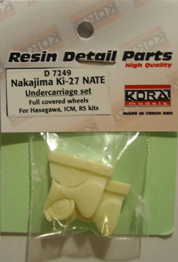 Nakajima Ki27 "Nate" Undercarriage set Fully Covered (RS)  d7249