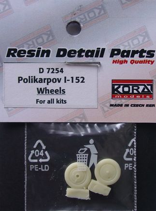Polikarpov I-152 wheels d7254