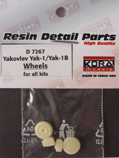 Yakovlev Yak1/Yak1b wheels  d7267