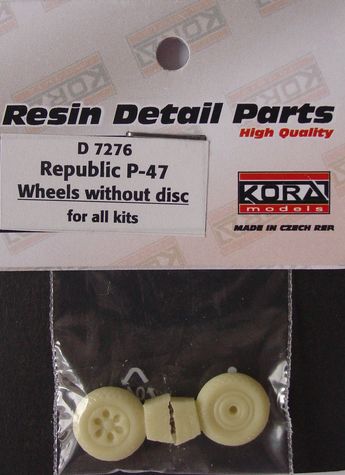 Republic P47 Thunderbolt wheels without disc d7276