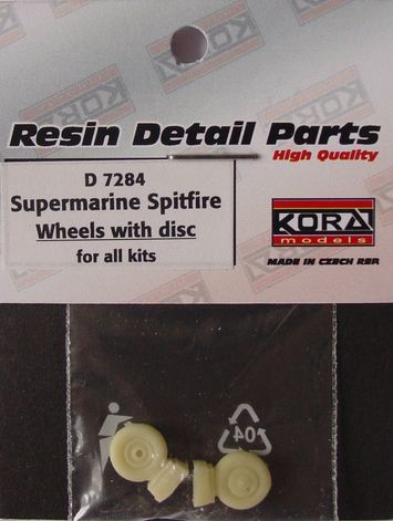 Supermarine Spitfire Wheels with disc d7284