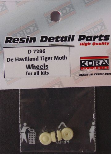 De Havilland Tiger Moth Wheels d7286