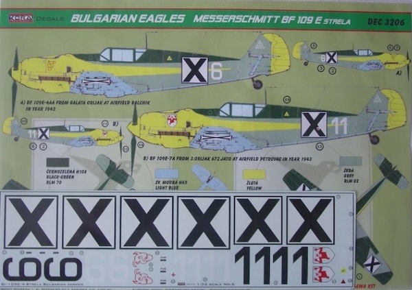 Messerschmitt BF109E-4 (Bulgaria) DEC3206