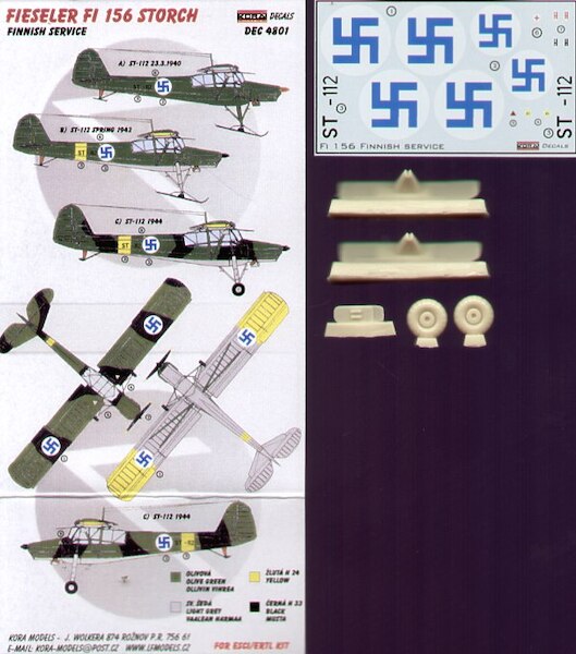 Fieseler Fi156 Storch with ski's (Finland)  dec4801