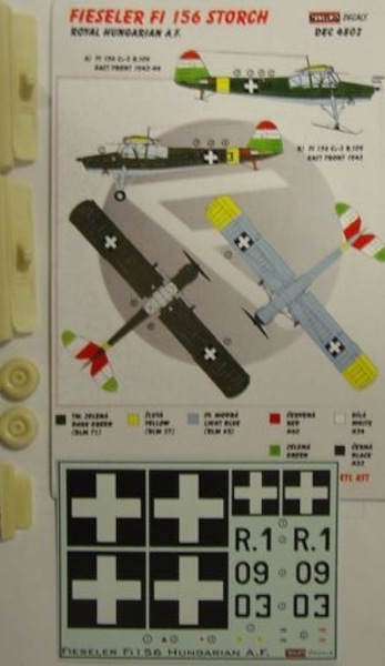 Fieseler Fi156 Storch with ski's (Hungary) DEC4802