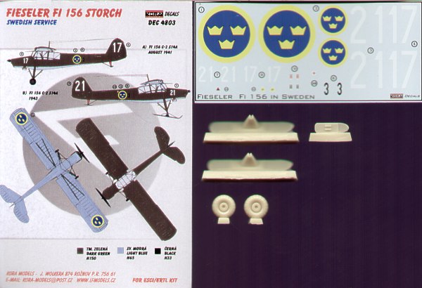 Fieseler Fi156 Storch with ski's (Sweden)  dec4803