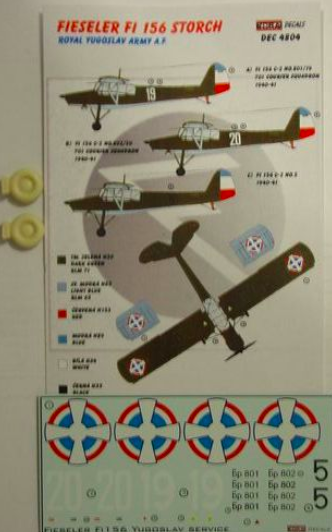Fieseler Fi156 Storch (Yugoslavia) DEC4804
