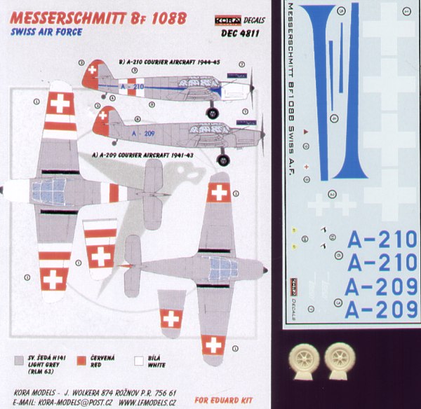Messerschmitt Bf108BTaifun (Swiss AF)  dec4811