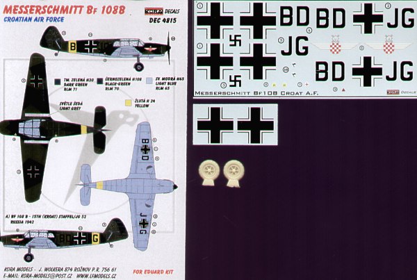 Messerschmitt Bf108BTaifun (Rumanian AF)  dec4815