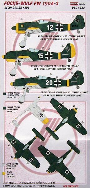 Focke Wulf FW190A-3(Esquadrilla Azul) DEC4832