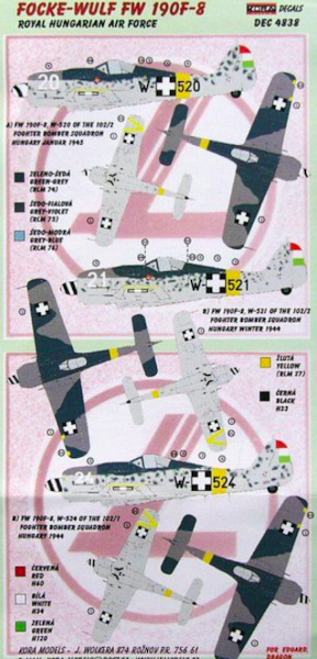 Focke Wulf FW190F-8 (Royal Hungarian Air Force)  DEC4838