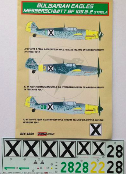 Messerschmitt BF109G-2 Strela (Bulgarian Eagles) DEC4854