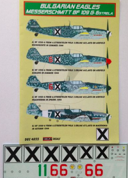 Messerschmitt BF109G-6 Strela (Bulgarian Eagles) dec4855