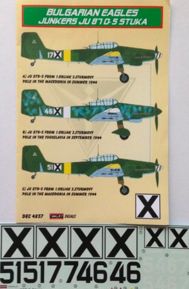 Junkers Ju87D-5 Stuka (Bulgarian Eagles) DEC4857