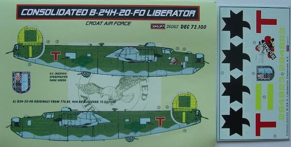 Consolidated B24H Liberator (Croatian AF)  DEC72100