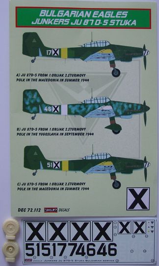 Junkers Ju87D-5 (Bulgaria) DEC72112