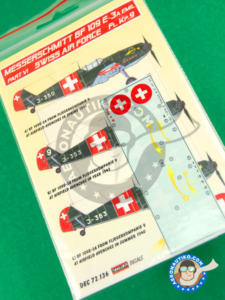 Messerschmitt BF109E-3a Emil Swiss AF Part VI  DEC72136
