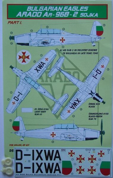 Bulgarian Eagles Arado AR96B-2 Sojka part1 dec72145