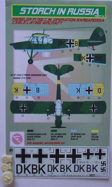 Storch in Russia, Fieseler Fi156C Cable laying Aircraft in operation Barbarossa part 4 dec72158