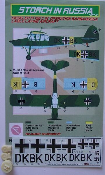 Storch in Russia, Fieseler Fi156C Cable laying Aircraft  in operation Barbarossa part 4  dec72158