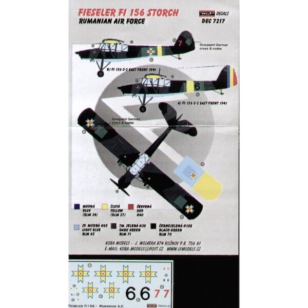 Fieseler Fi156 Storch (Rumanian AF) DEC7217