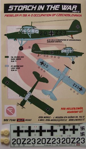 Fieseler Fi156A-0 Storch (Czech Occupation)  DEC7260