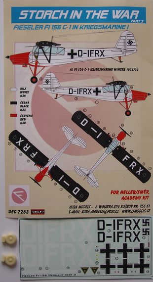 Fieseler Fi156C-1 Storch (Kriegsmarine Part1) DEC7263