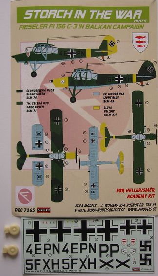 Fieseler Fi156C-3 Storch (Balkan campaign) DEC7265